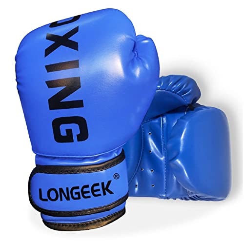 Longeek Boxhandschuhe Kinder 6oz Training Fight Gloves Sparring Boxsack Muay Thai Kampfhandschuhe für 6-15 Jahre Baby von longeek