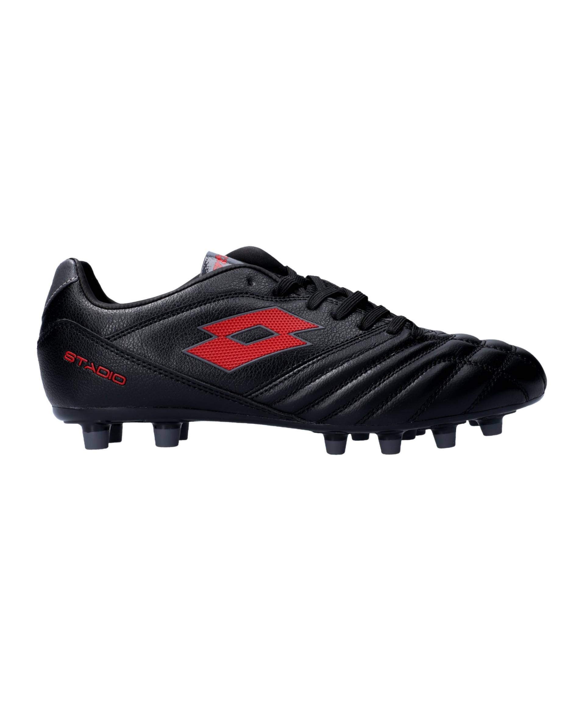 Lotto Stadio 300 III FG Schwarz Rot F2ND von lotto