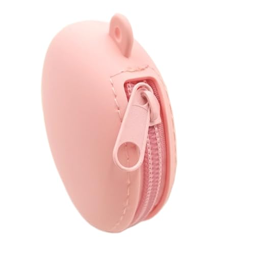 lxuebaix Runde Kopfhörertasche, Geldbörse für Kinder, süßes Münztäschchen, kleine Geldbörse, leichte Aufbewahrungstasche mit Kopfhörertasche mit Reißverschluss von lxuebaix