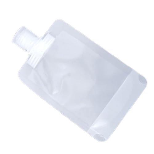 lxuebaix Transparenter Standbeutel mit Auslauf für Reisen, 30 ml/50 ml/100 ml, auslaufsicherer, nachfüllbarer Beutel von lxuebaix