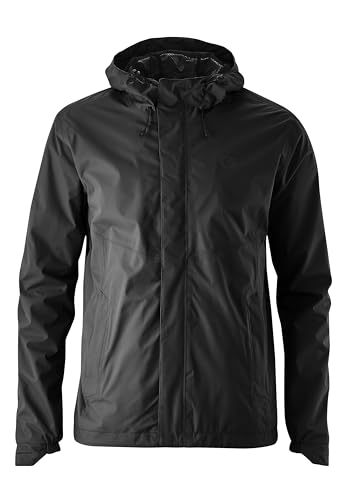 Gonso Save Jacket Essential M, Herren Fahrradjacke, Wasserdichte Regenjacke, Wasserdicht bis 10.000 mm & winddicht, 2-Lagenlaminat & getapte Nähte, Weite Passform, PFC-frei von Gonso