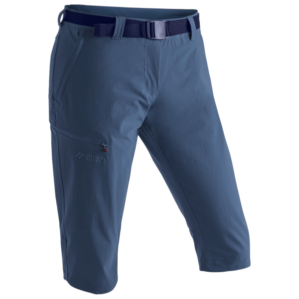 Maier Sports - Women's Inara Slim 3/4 - Shorts Gr 36 - Regular blau von maier sports