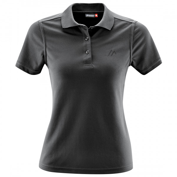 Maier Sports - Women's Ulrike - Polo-Shirt Gr 36 - Regular schwarz/grau von maier sports