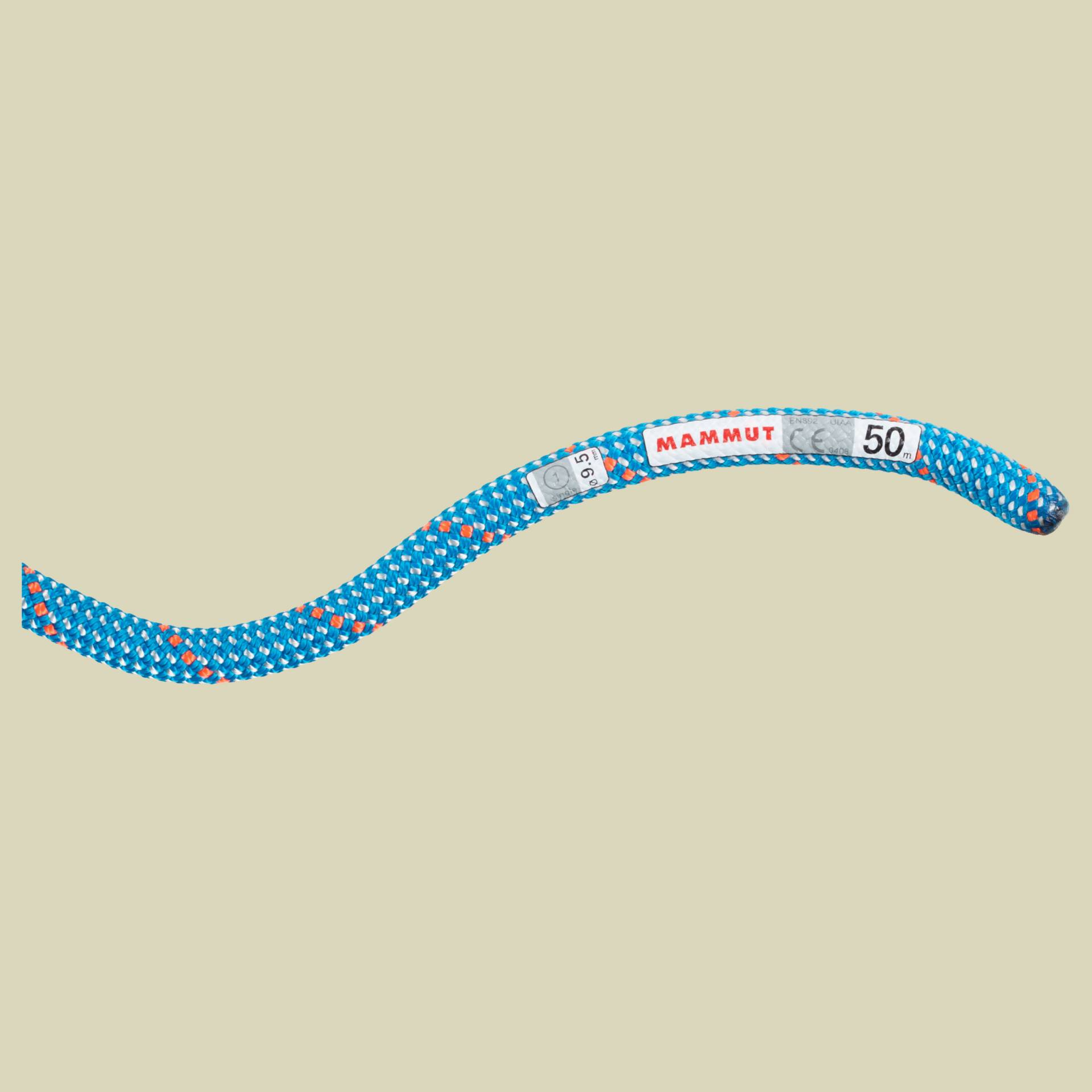 9.5 Crag Classic Rope Länge 70 m Farbe Classic Standard blue-white von mammut