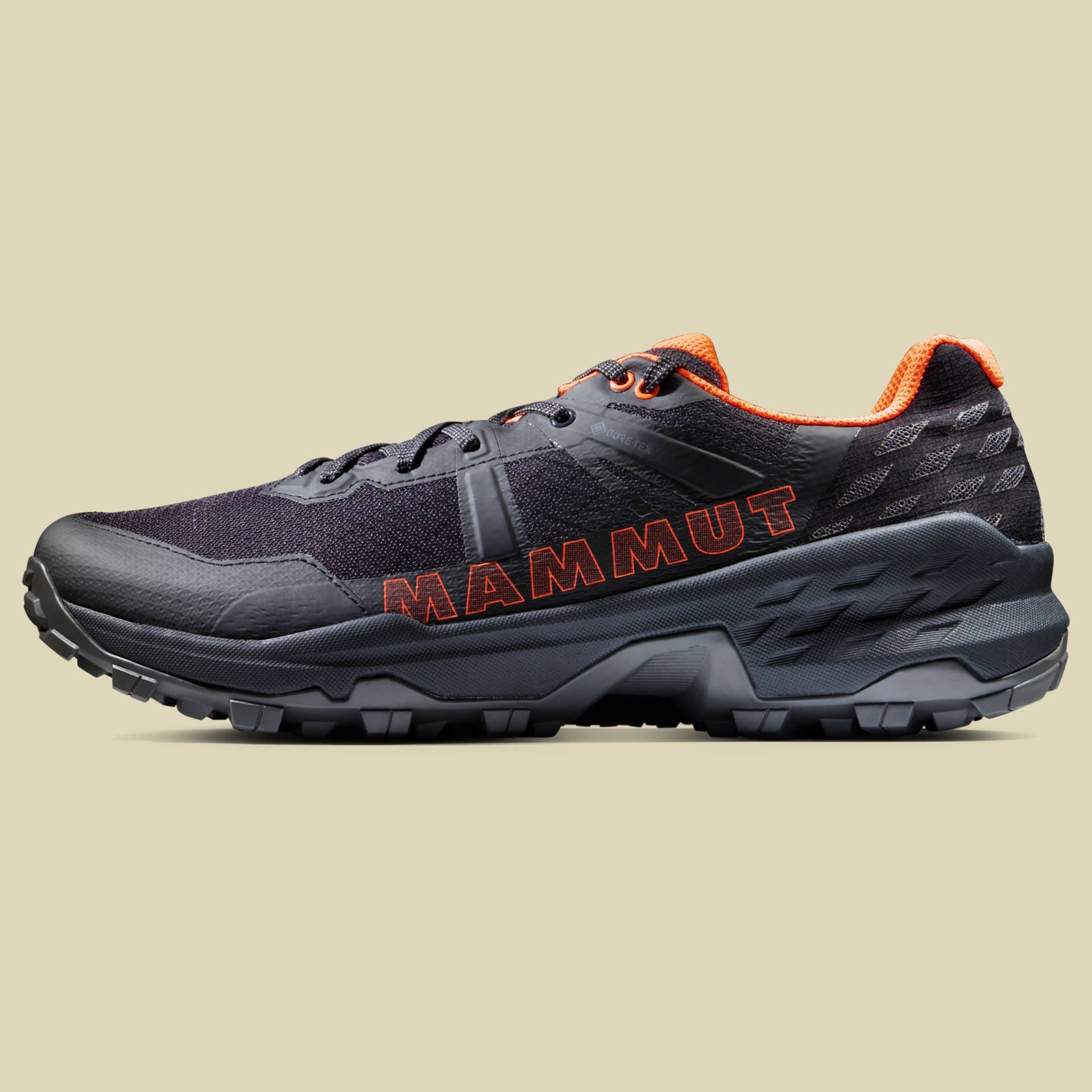 Sertig II Low GTX Men Größe UK 11 Farbe black-vibrant orange von mammut