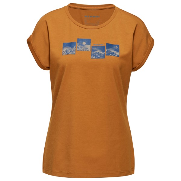 Mammut - Women's Mountain T-Shirt Day and Night - T-Shirt Gr S braun/orange von mammut