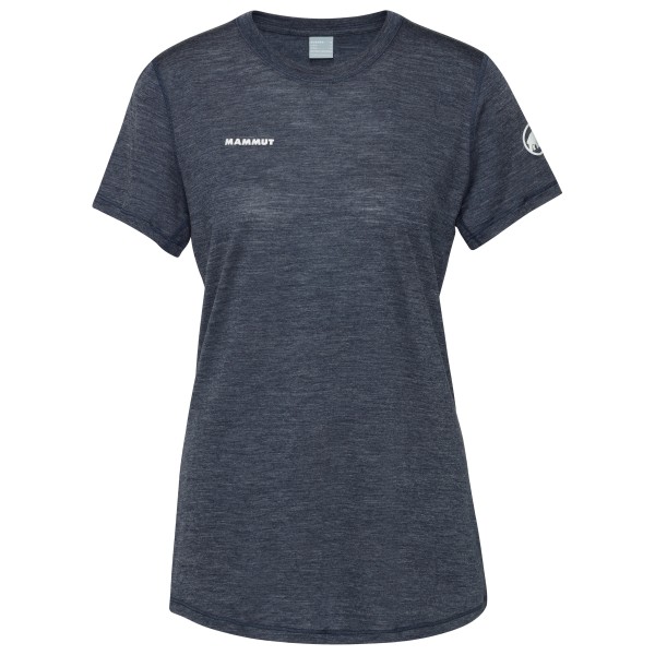 Mammut - Women's Tree Wool Firstlayer T-Shirt - Merinoshirt Gr XL blau von mammut