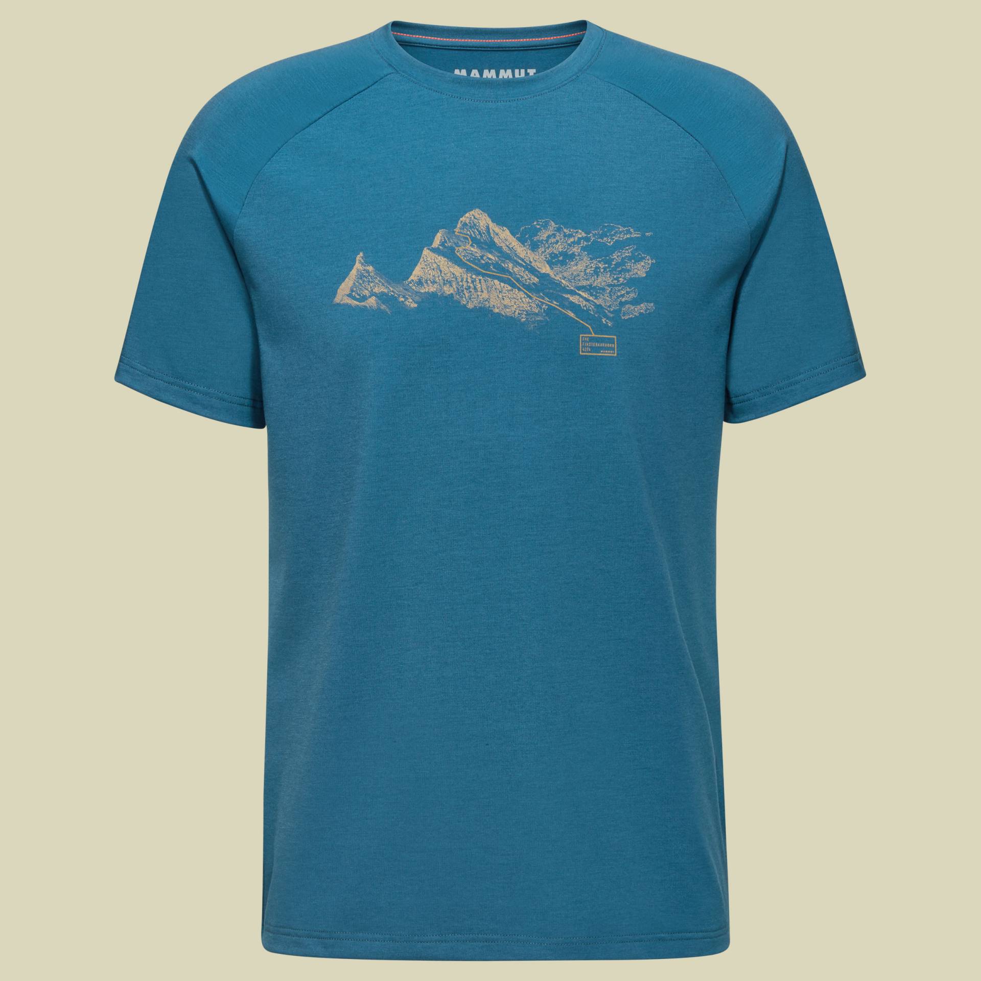 Mountain T-Shirt Men Finsteraarhorn L blau - deep ice von mammut