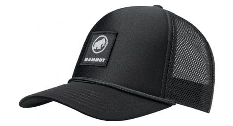 mammut crag cap logo schwarz unisex von mammut
