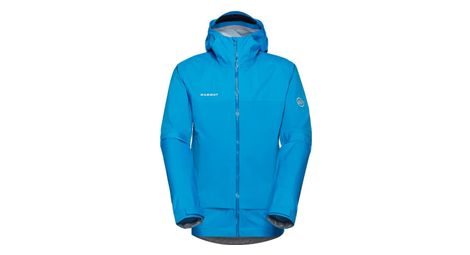 wasserdichte jacke mammut ducan guide hs hooded blau mann von mammut