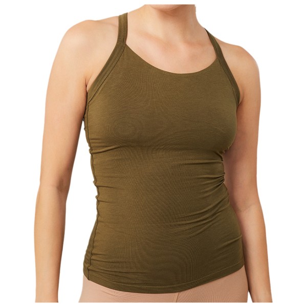 Mandala - Women's Define Tank - Yogatank Gr L braun von mandala