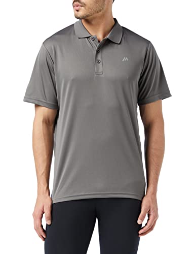 martes Herren Solo Funktions Polo Shirt, Castlerock/Reflective, L von martes