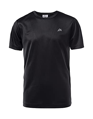 martes Jungen T-Shirt Dijon JR, Black/Reflective, 146 von martes