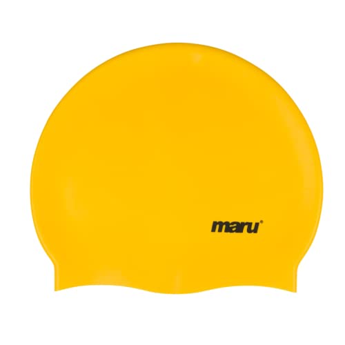 MARU Silicone Swim Hat (Badekappe) (gelb) von maru