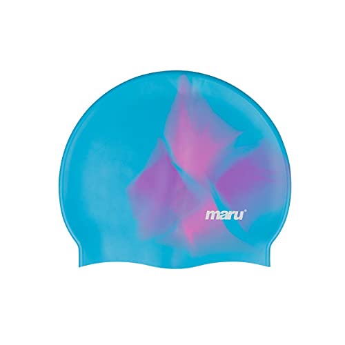 MARU Badekappe, Blau/Pink/Violett, Einheitsgröße von maru