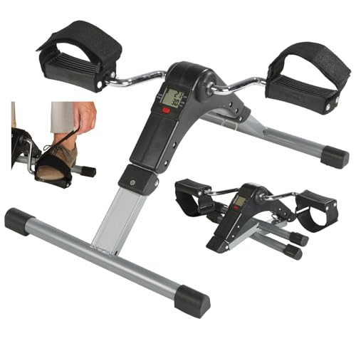 maxVitalis Mini-Bike Arm- und Beintrainer Pedaltrainer inkl. Trainingscomputer, fördert Koordination & Muskelaufbau, Heimtrainer klappbar, ideal für Senioren von maxVitalis