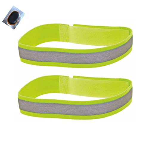 1 Paar M-Wave Reflexband Hosenband Armband Sicherheitband flexibel inkl. Schlauchflicken von maxxi4you