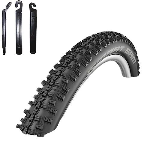 1 x Schwalbe Smart Sam Performance Fahrradreifen Fahrradmantel 60-507 (24 x 2,35") inkl. Reifenheber von maxxi4you