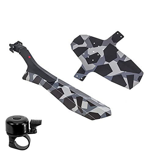 Hebie 724 E Set Camouflage knickbares MTB-Schutzblechset leicht inkl. 1 x Fahrradklingel von maxxi4you