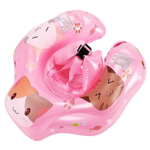 I-QiQi Baby Aufblasbare Baby-Schwimminsel,Schwimmreifen Float für Baby ab 3-6 Monate (Pink) von mciskin