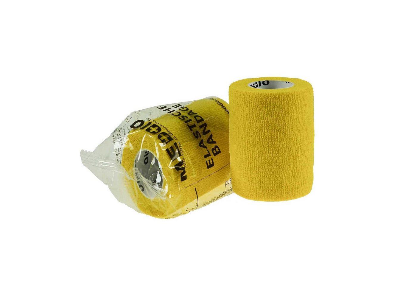 meDDio Pferdebandage 1 Haftbandage Selbsthaftende Bandage / Fixierbinde 7,5cm x 4,5m gelb von meDDio