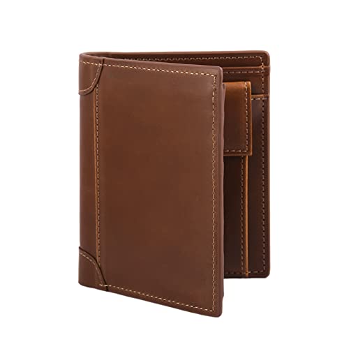 melebellot Tri Fold Portemonnaie Herren, leicht zu reinigen, minimalistisch, kurzer Typ aus PU-Leder von melebellot