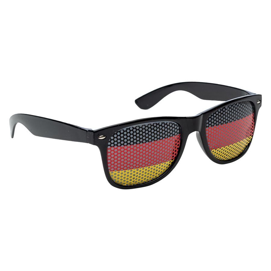 Deutschland Sonnenbrille - Schwarz/Rot/Gelb von merchandise
