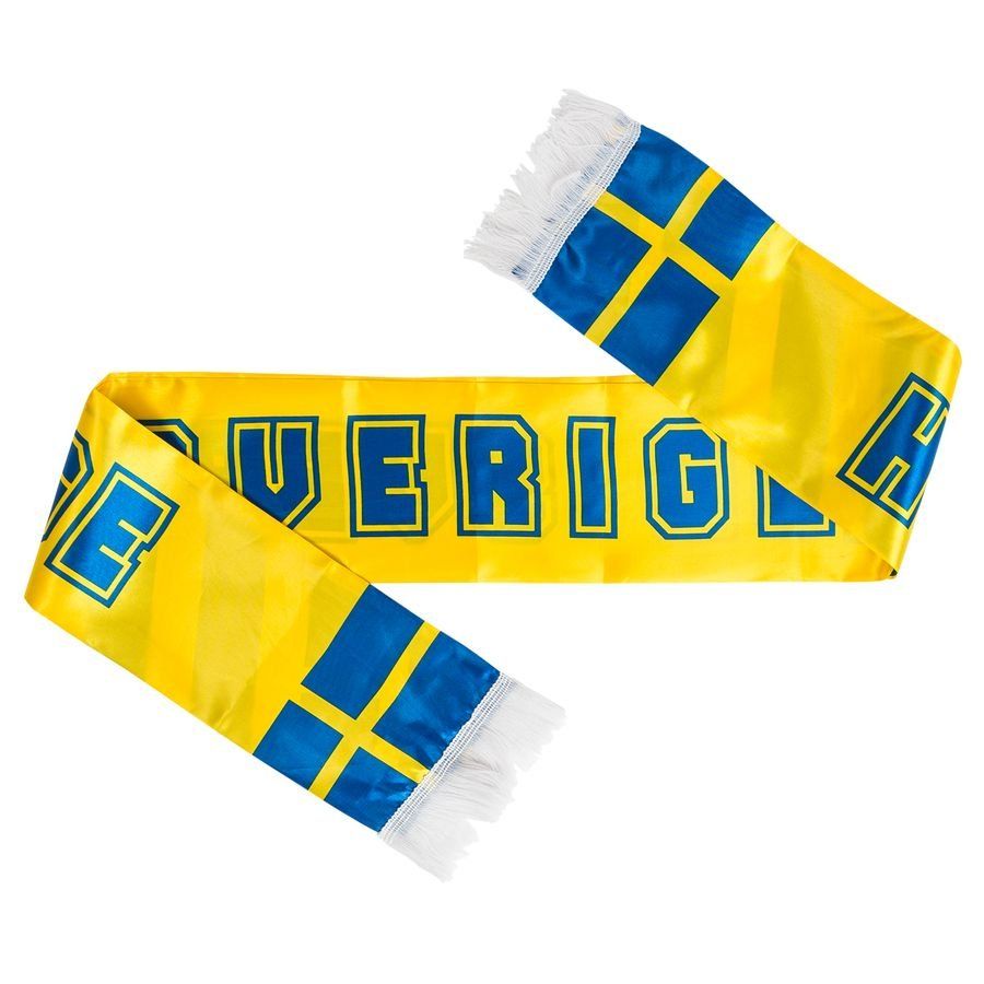 Schweden Satin Fanschal - Gelb/Blau von merchandise
