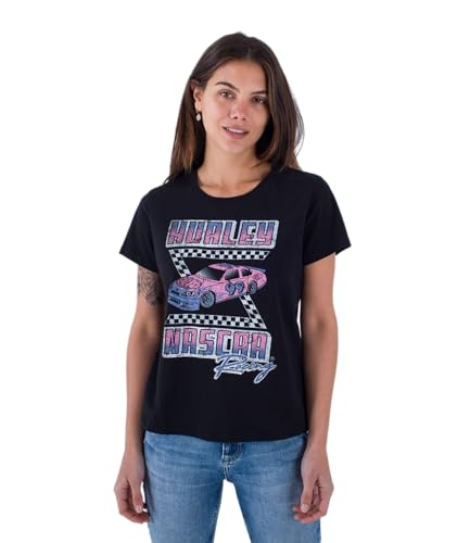 meta sportswear llc Damen Racecar Classic Tee Tshirt, schwarz, S von Hurley
