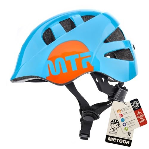 meteor® Kinder Bike Helmet Kinderfahrradhelm Sicherer Fahrradhelm Kinder Helm Roller-Helm Jungen Kinder-fahrradhelm für Mountainbike Inliner skaterhelm BMX fahradhelm Scooter von meteor