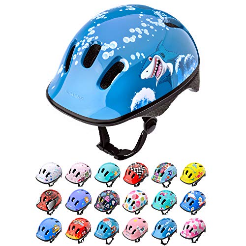 meteor® Kinderfahrradhelm Sicherer Fahrradhelm Kinder-Helm rollerhelm Jungen kinderfahrradhelm für Mountainbike Inliner skaterhelm BMX fahradhelm Scooter Kinder Bike Helmet von meteor