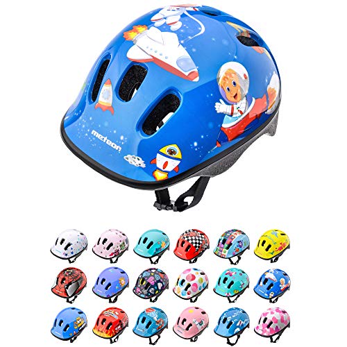 meteor® Kinderfahrradhelm Sicherer Fahrradhelm Kinder-Helm rollerhelm Jungen kinderfahrradhelm für Mountainbike Inliner skaterhelm BMX fahradhelm Scooter Kinder Bike Helmet von meteor