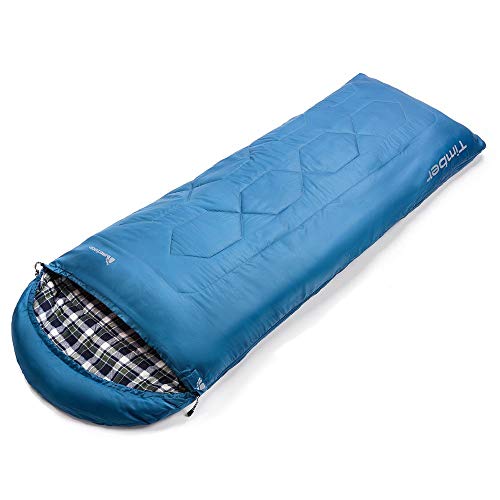 meteor Mummy Schlafsack Ideal für Kinder und Erwachsene - Camping Travel Wandern Trekking Hotel - Leichter kompakter Komfortabel mit Kompressionssack (Blau) von meteor