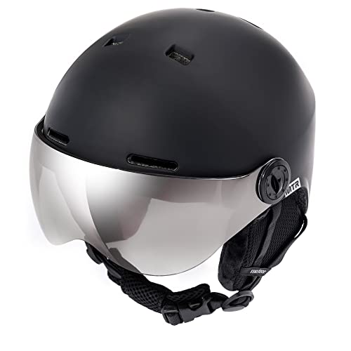 meteor Skihelm Kinder Snowboard Helm Herren Ski Helmet fur Mädchen Jungen Skihelm Damen von meteor