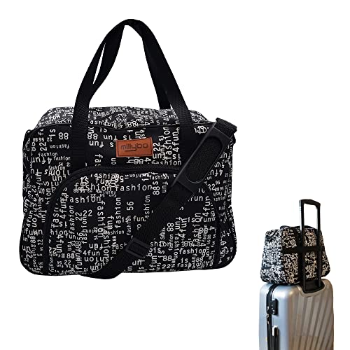 millybo Reisetasche 40x30x20 cm Bordgepäck Handgepäck Flugtasche Tasche Innovative Muster (600.002 -Queen-S) von millybo