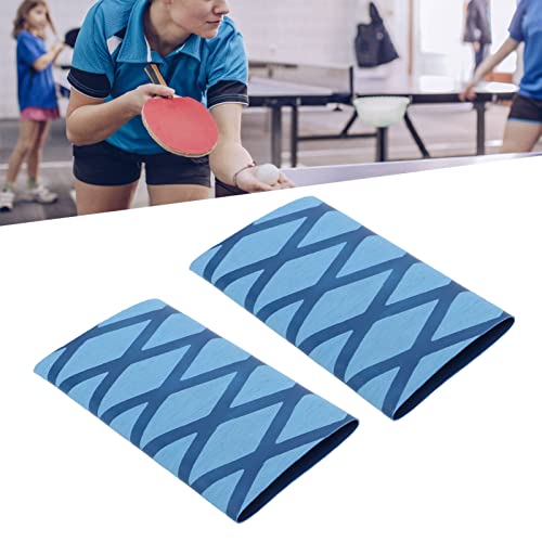 FOLOSAFENAR Ping-Pong-Schläger-Griffband, Anti-Rutsch-Komfort-Tischtennis-Paddel-Grup-Band, 2 Stück für das Training(Blau) von minifinker