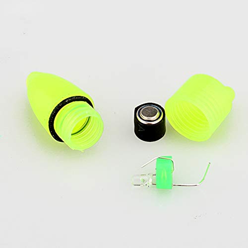 minifinker 10x Angel-Biss-Alarm-Glocke mit LED-Licht, Nachtangeln Zubehör von minifinker
