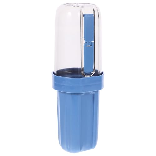 minkissy Zahnbürsten-Etui, Kunststoff-Zahnbürstenhalter, tragbare Zahnbürsten-Reiseetui, transparente Zahnbürstenbox für Zubehör, blau, 12.50X7.50X7.50CM, Zentimeter von minkissy