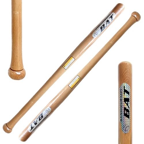 Holz Baseballschläger 32" Zoll ca. 81cm Schläger für Softball geeignet Holzschläger Baseball (32" ca. 81cm) von mixed24
