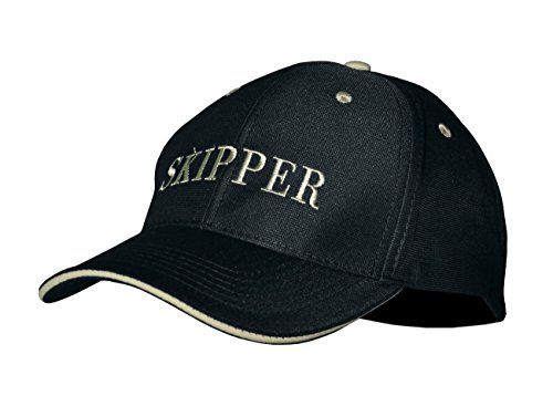 modAS Baseball Cap mit Schriftzug Kappe Schirmmütze Basecap, Aufdruck:Skipper von modAS