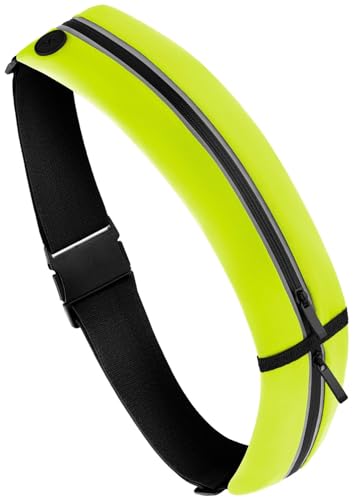 moex® Easy Bag für Huawei nova 12 SE Laufgürtel für Handy, Lauftasche Jogging, Handytasche zum Joggen, Sport Bauchtasche wasserdicht, Fitness Running Belt – Neon Gelb (2P) von moex