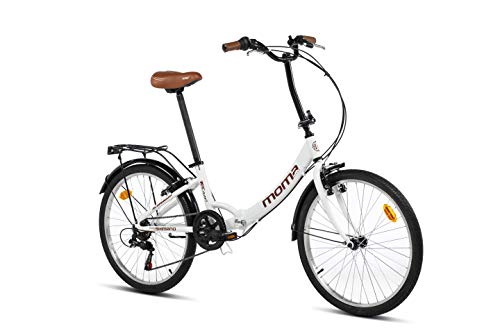 Moma Bikes Faltbares Fahrrad, TOP CLASS 24“, Aluminium 6 Gänge, Komfortsattel von moma bikes