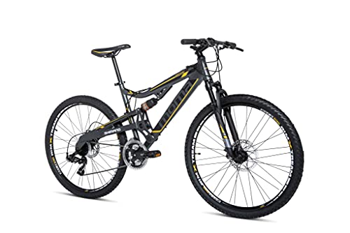 moma bikes EQX5.0 27,5” Fahrrad, Aluminium, Shimano 24 Gänge, Scheiben Bremsen, Vollfederung von moma bikes