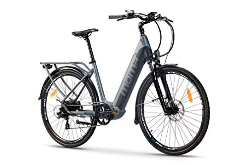 Moma Bikes Elektrische Citybike EBIKE28" PRO, Aluminium, SHIMANO 7 Gänge & hydraulische Scheibenbremsen, Integrierter Lithium-Ionen-Akku 48V 13Ah von moma bikes