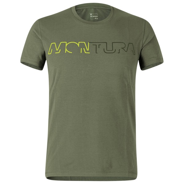 Montura - Brand - T-Shirt Gr S oliv von montura