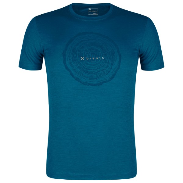 Montura - Merino Breath T-Shirt - Merinoshirt Gr L blau von montura