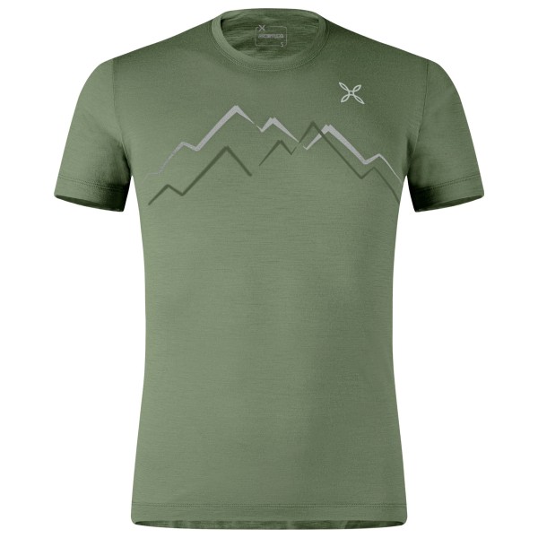 Montura - Merino Skyline T-Shirt - Merinoshirt Gr XL verde salvia von montura