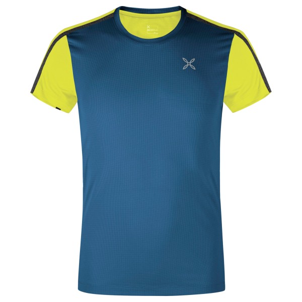 Montura - Shadow T-Shirt - Laufshirt Gr L;M;S;XL;XXL blau;gelb;schwarz von montura