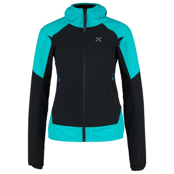 Montura - Women's Wind Revolution Hoody Jacket - Softshelljacke Gr L;M;S;XL;XS grau/oliv;schwarz von montura