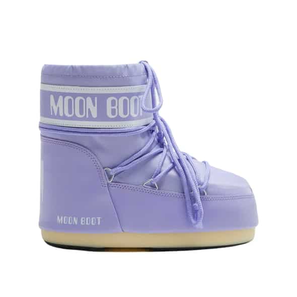 Moon Boot Classic Low 2 Damen Winterschuhe (Flieder 39-41 EU) Winterstiefel von moon boot